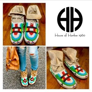 House of Harlow Moccasins in Butter Size 38 | RARE